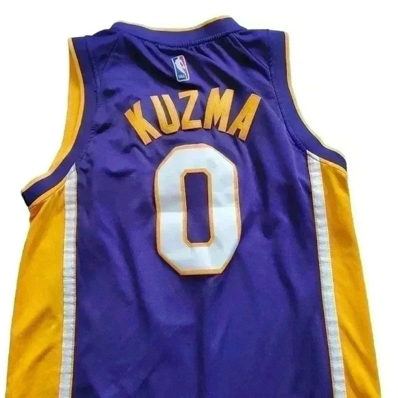 Nike Kyle Kuzma Los Angeles Lakers #0 NBA Jersey - Mens 44 LG - Picture 2 of 3